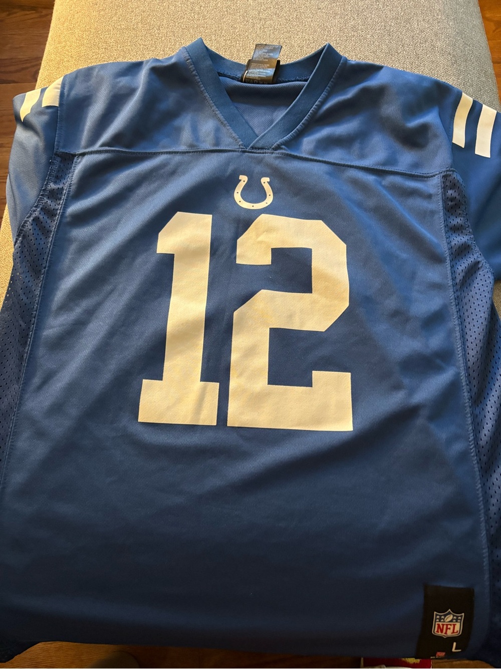 NFL Indianapolis Colts #12 Blue and White Men’s Jersey